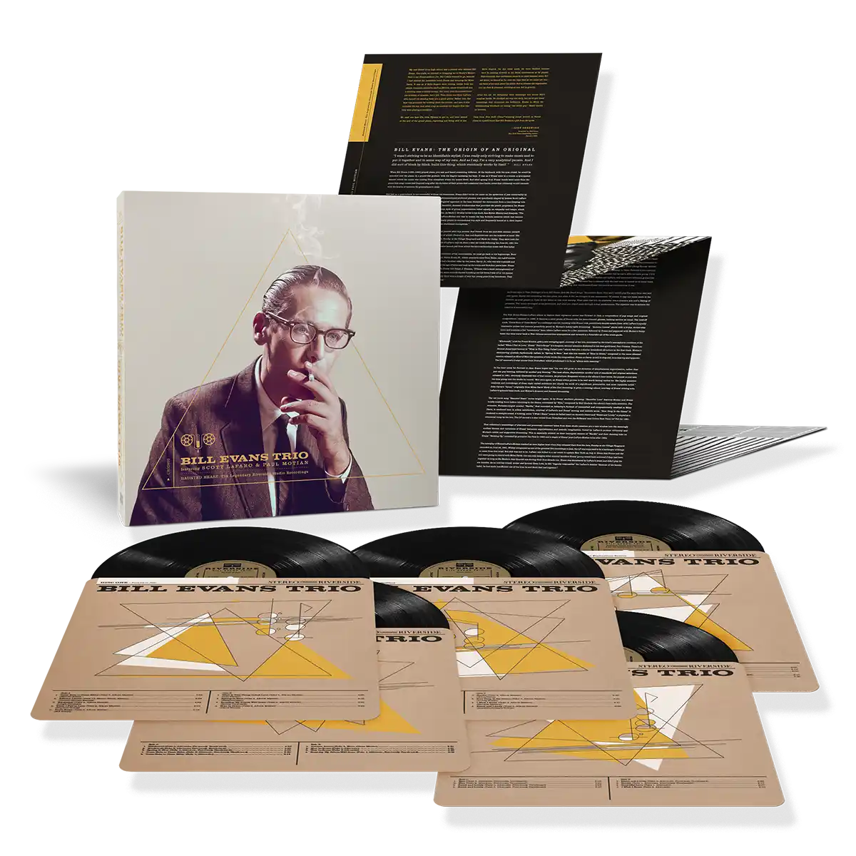 Featured image for “Craft Recordings Presents Haunted Heart: The Legendary Riverside Studio Recordings From the Bill Evans Trio Featuring Scott LaFaro & Paul Motian”